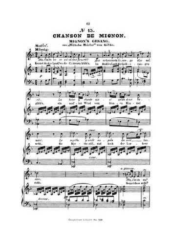 Chanson de Mignon